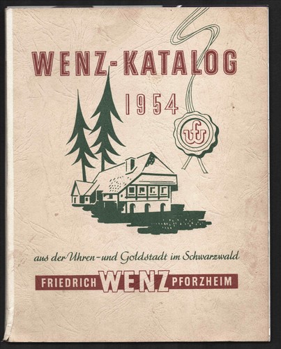 1954 wenz versandhaus katalog - 1954,
