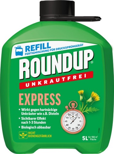Roundup express unkrautfrei - roundup, 5l