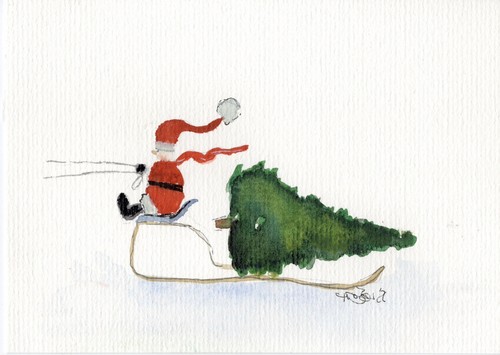 Original aquarell - original,