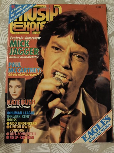 Musik express august - musik, 1980
