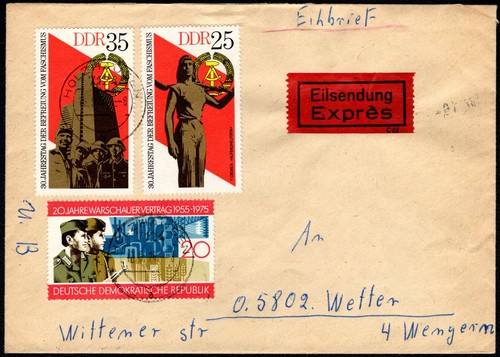 Ddr 1975 ganzstück express - ddr, ganzstück,
